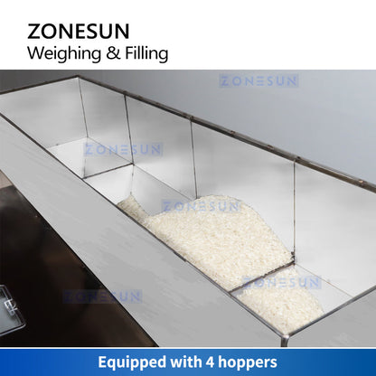 ZONESUN ZS-GW4C Automatic Granule Weighing & Filling Machine