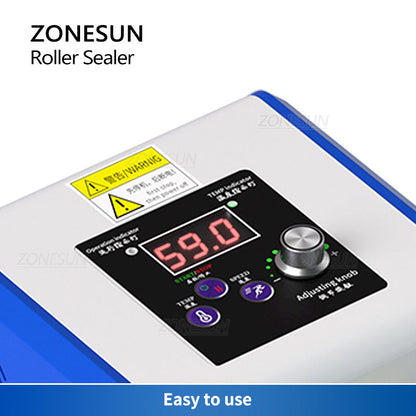 ZONESUN ZS-GLF1P Portable Roller Sealing Machine