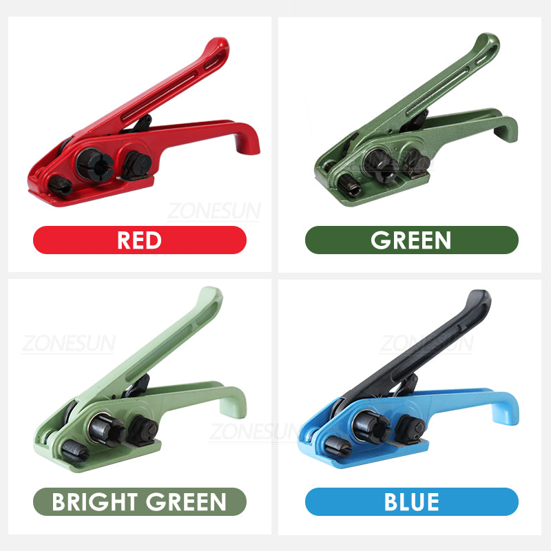 ZONESUN ZS‑MST1 12–19 mm PET & PP Manual Ratchet Strapping Tool