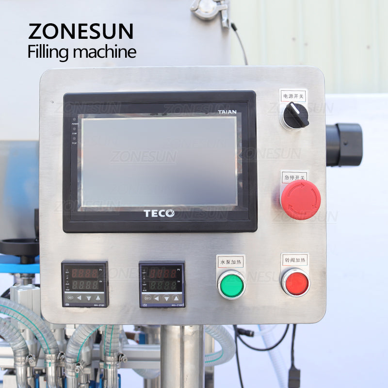 ZONESUN ZS-YTCT4P Automatic Constant Temperature Paste Filling Machine