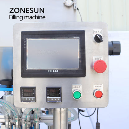 ZONESUN ZS-YTCT4P Automatic Constant Temperature Paste Filling Machine