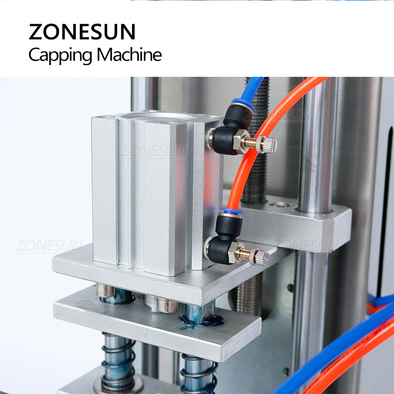 ZONESUN ZS-XG450D Semi-Auto Twist-Off Glass Bottle Capping Machine