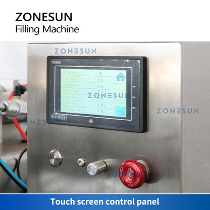 ZONESUN ZS-DTYT2 Automatic Pneumatic Piston 2 Nozzles Filling Machine