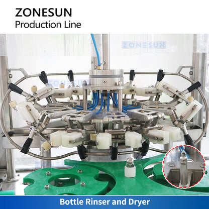 ZONESUN ZS-FALU3 Automatic Jam and Sauce Filling Capping Labeling Line