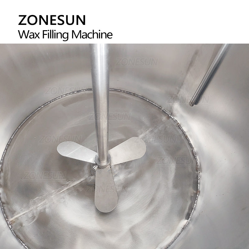 ZONESUN ZS-GTCD Semi Automatic Wax Melting Mixing Filling Machine