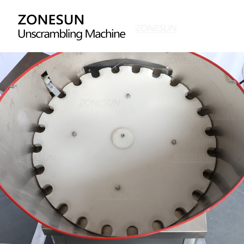 ZONESUN ZS-LP750 Auto Rotary Bottle Unscrambler for Production Lines