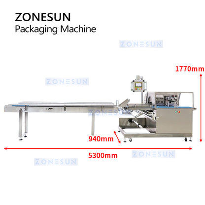 ZONESUN ZS-HY680 Auto Horizontal Flow Vegetables Packaging Machine