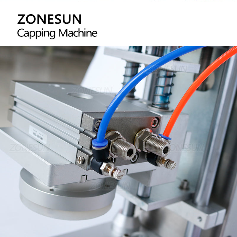 ZONESUN ZS-XG450D Semi-Auto Twist-Off Glass Bottle Capping Machine