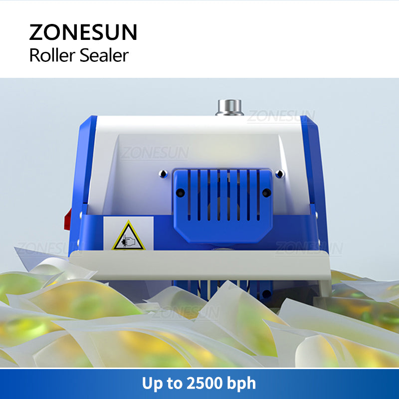 ZONESUN ZS-GLF1P Portable Roller Sealing Machine
