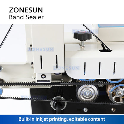 ZONESUN ZS-FR1800P Automatic Bag Sealer with Built-in Inkjet Printer