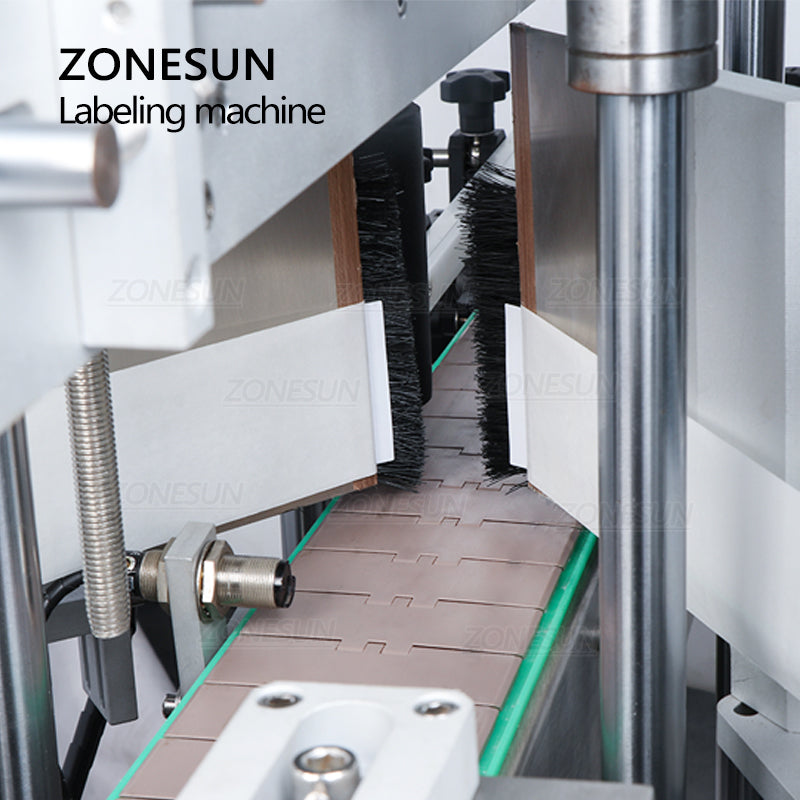 ZONESUN ZS-TB300M Auto Labeling Machine for 1 & 2 Side Square Bottles