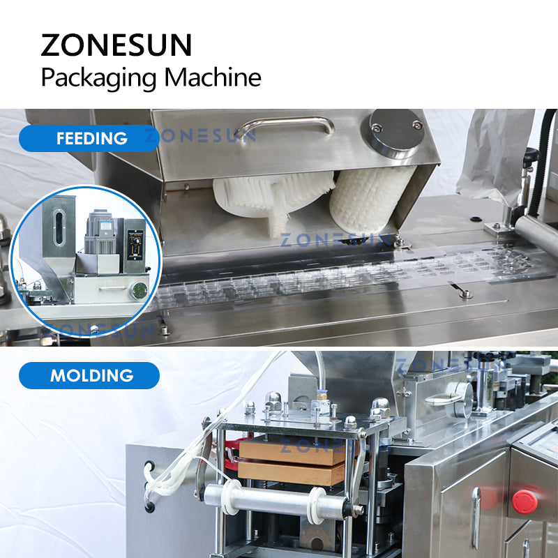ZONESUN ZS-DPPA Automatic Liquid Paste Blister Sealing Machine