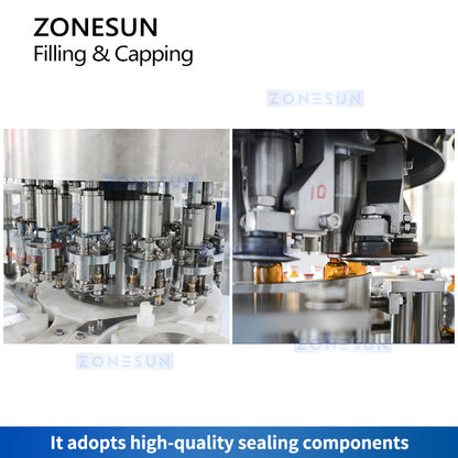 ZONESUN ZS-AFC16P Automatic Vial Liquid Filling and Capping Machine