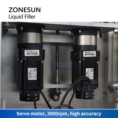 ZONESUN ZS-GTRP2 Semi-automatic Dual Nozzle Rotor Pump Filling Machine