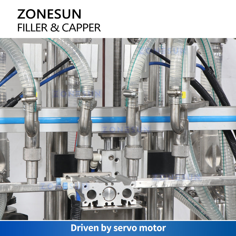 ZONESUN ZS-FAL180B4 Automatic Paste Filling & Cap Pressing Line