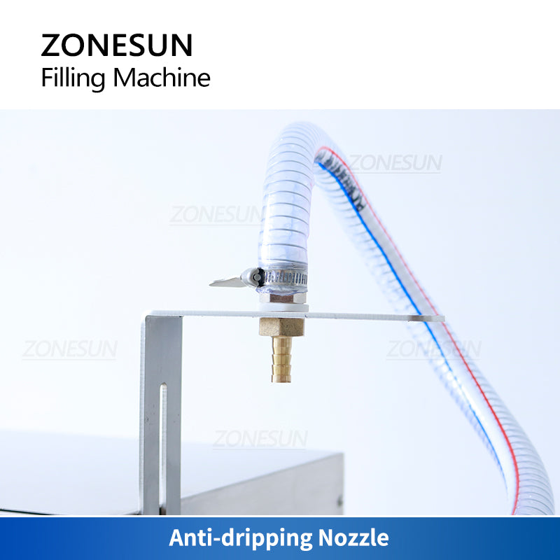 ZONESUN ZS‑GFK17C Semi‑automatic Equipressure Liquid Filling Machine