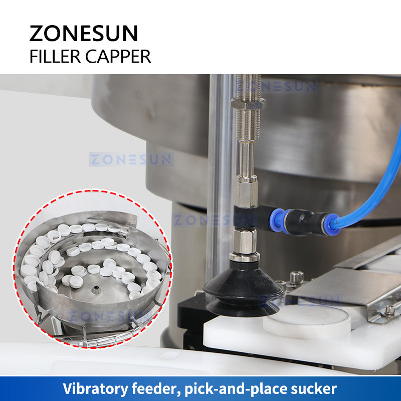 ZONESUN ZS-AFC26 Automatic Rotor Pump Paste Filling Capping Machine