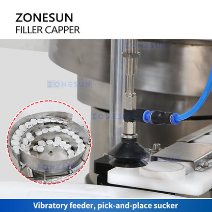ZONESUN ZS-AFC26 Automatic Rotor Pump Paste Filling Capping Machine