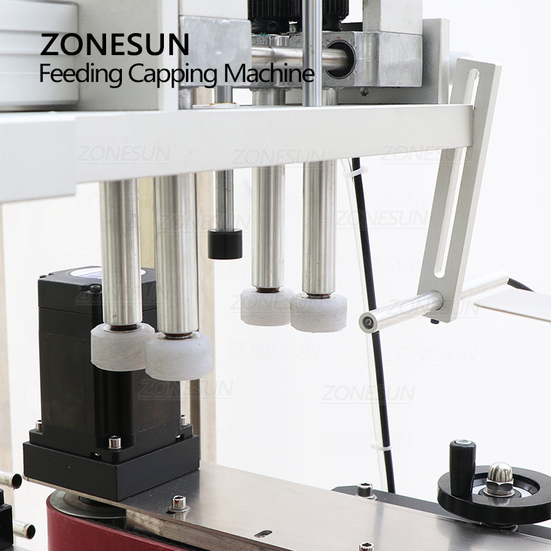 ZONESUN ZS-XG440DV Auto Capping Machine with Cap Feeder & Dust Cover