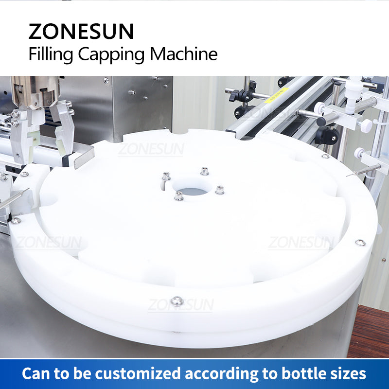 ZONESUN ZS-AFC1Z Automatic Peristaltic Pump Filling Capping Machine