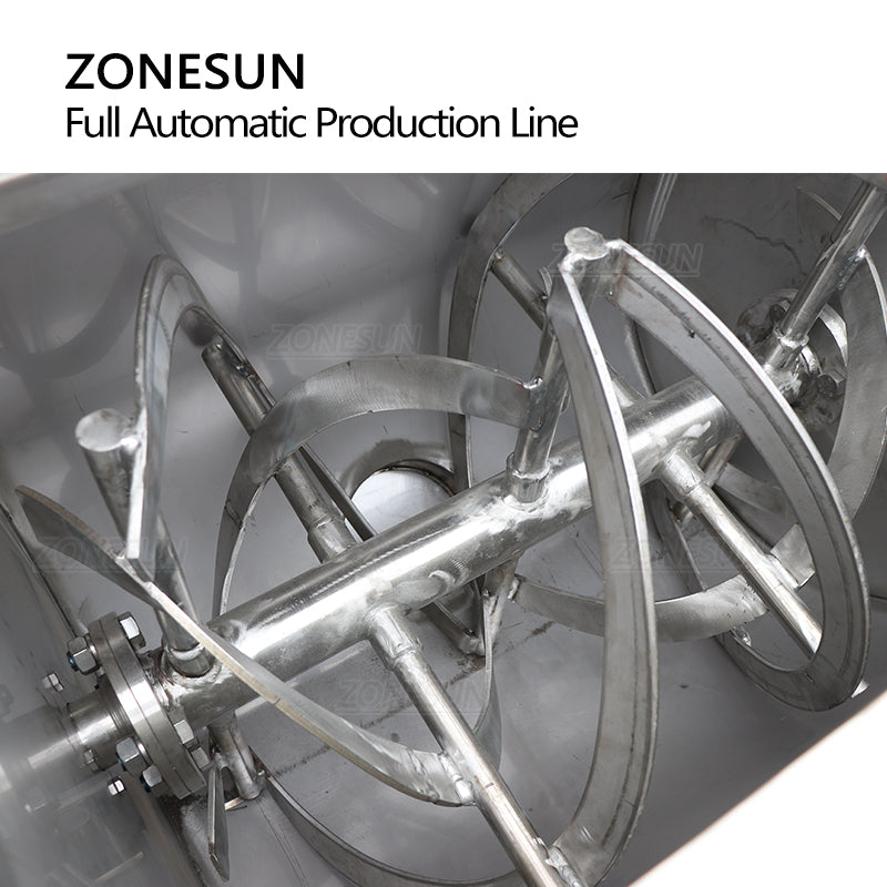 ZONESUN ZS-FAL180X6 Auto Powder Mixing Feeding Filling Sealing Line