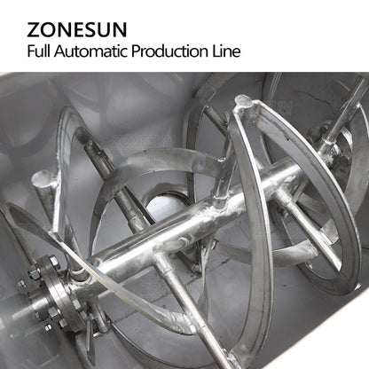 ZONESUN ZS-FAL180X6 Auto Powder Mixing Feeding Filling Sealing Line