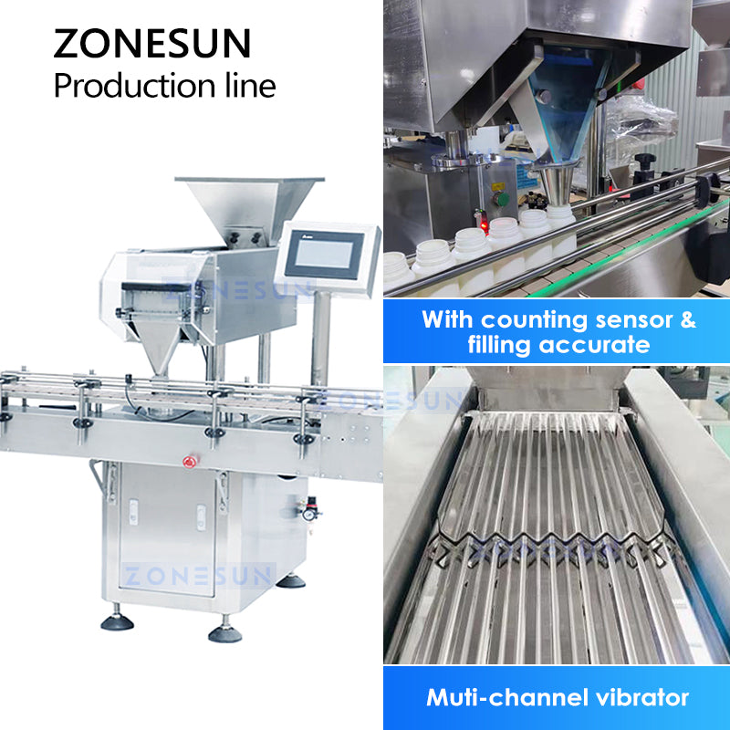 ZONESUN ZS-AFLC Automatic Gummy Candy Packaging Production Line