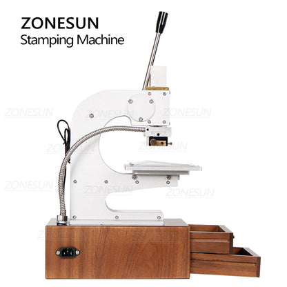ZONESUN WT-90XTS Hot Foil Stamping Machine with Infrared Locator
