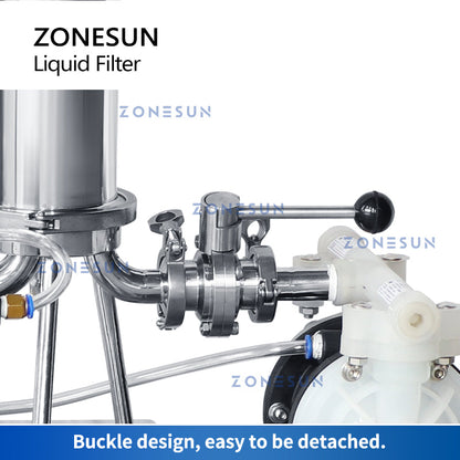 ZONESUN ZS-PF2 Pneumatic Explosion-proof Liquid Filtration Machine