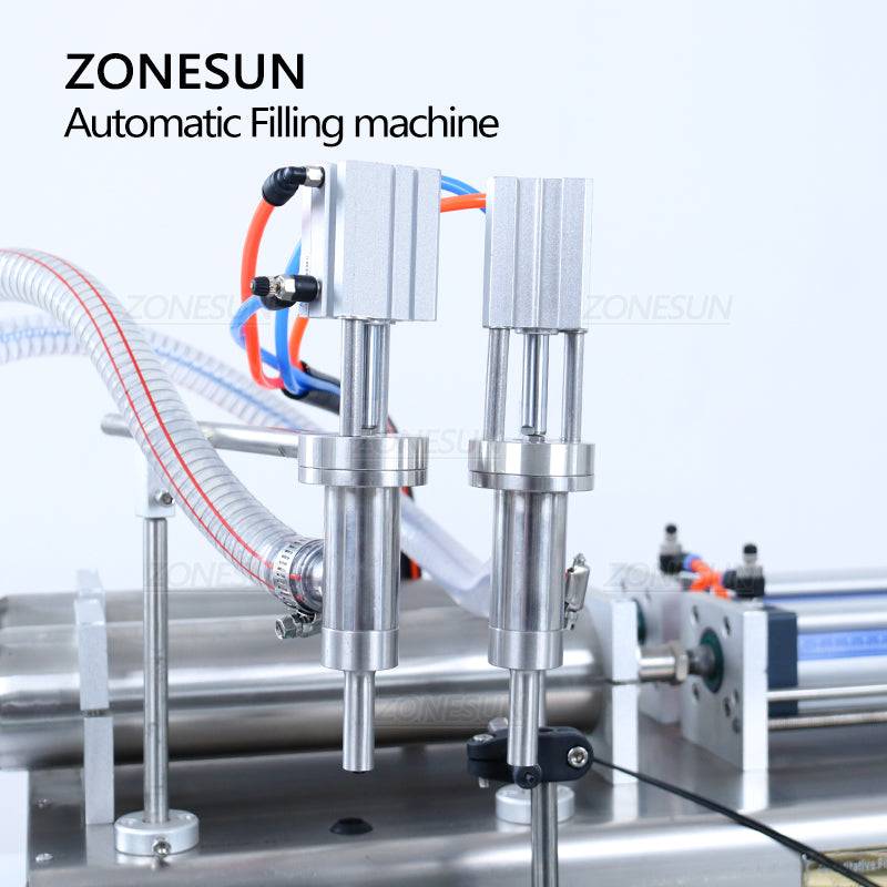 ZONESUN ZS-DTYT2L Pneumatic Dual-Nozzle Liquid Filling Machine