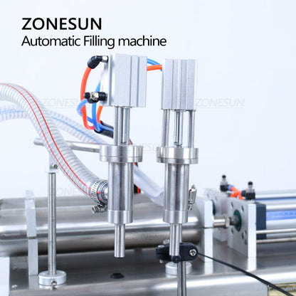 ZONESUN ZS-DTYT2L Pneumatic Dual-Nozzle Liquid Filling Machine