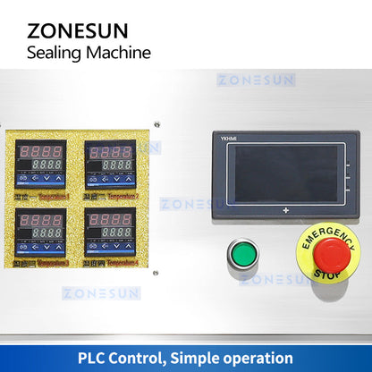 ZONESUN ZS-FK4C Semi Automatic Cup Tray Box Sealing Machine