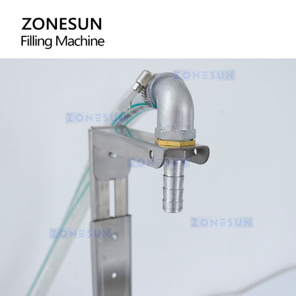 ZONESUN ZS-GPGT1C Semi-auto Gear Pump Paste Weighing Filling Machine