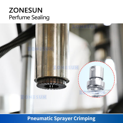 ZONESUN ZS-YG11V Auto Perfume Bottle Pressing and Crimping Machine