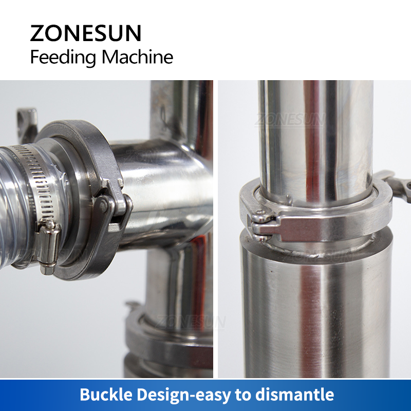 ZONESUN ZS-FP1 Pneumatic Paste Feeding Machine for Thick Liquids
