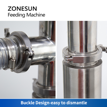 ZONESUN ZS-FP1 Pneumatic Paste Feeding Machine for Thick Liquids