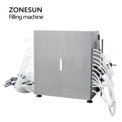ZONESUN ZS-DPYT12P Semi-auto 12 Nozzle2 Liquid Filling Machine