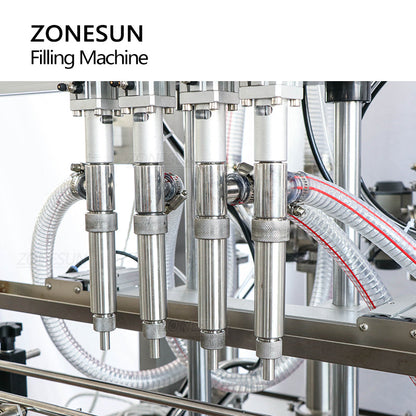 ZONESUN ZS-YT4T-4PM Automatic Paste Filling Machine With Heater&Mixer