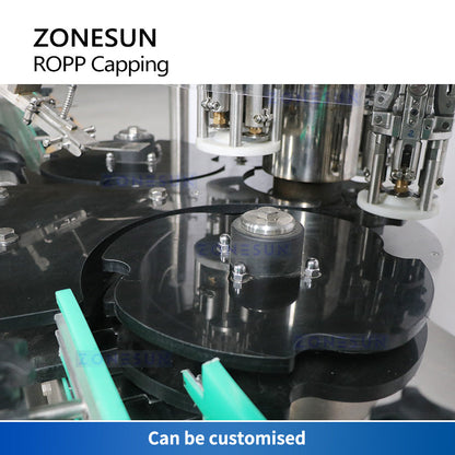 ZONESUN ZS-XG440C4 Automatic ROPP Pilfer Proof Bottle Capping Machine