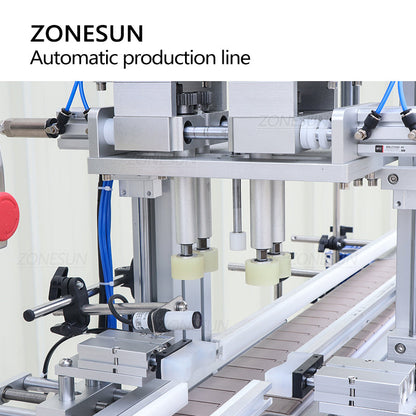 ZONESUN ZS-FAL180X9 Automatic Paste Filling Capping Labeling Line
