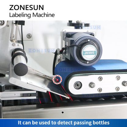ZONESUN ZS-TB800 Automatic Small Round Bottle Labeling Machine
