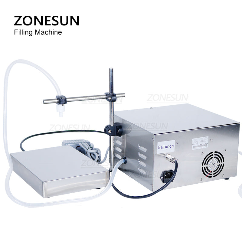 ZONESUN ZS-DP641W Semi-Automatic Liquid Filling Machine with Weighing