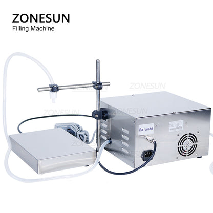 ZONESUN ZS-DP641W Semi-Automatic Liquid Filling Machine with Weighing