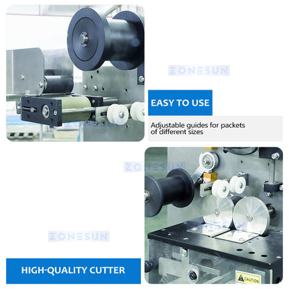 ZONESUN ZS-PD1 Automatic Packet Dispensing and Cutting Machine