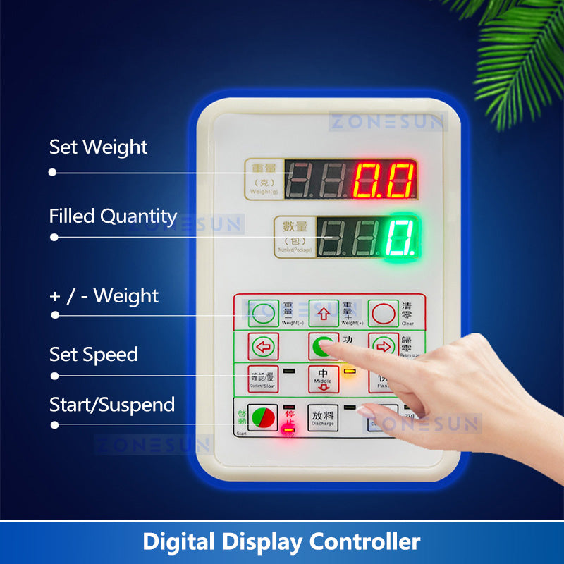 ZONESUN ZS-FZ1000L Semi-automatic Puffed Food Filling Machine