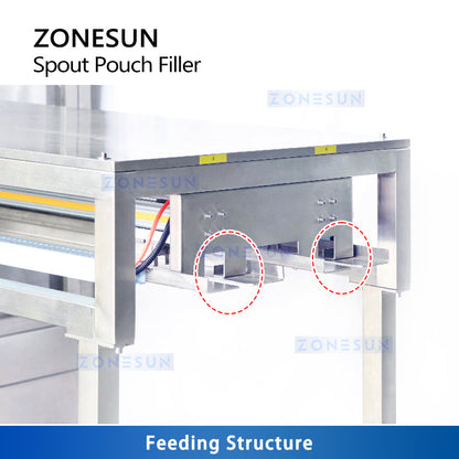 ZONESUN ZS-AFC12 Automatic Spout Pouch Filling and Capping Machine