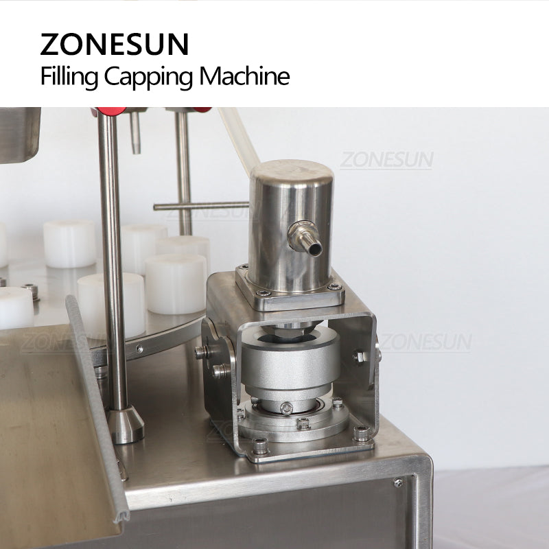 ZONESUN ZS-AFC1CP Macchina di riempimento e tappatura di liquidi con pompa ceramica rotativa 