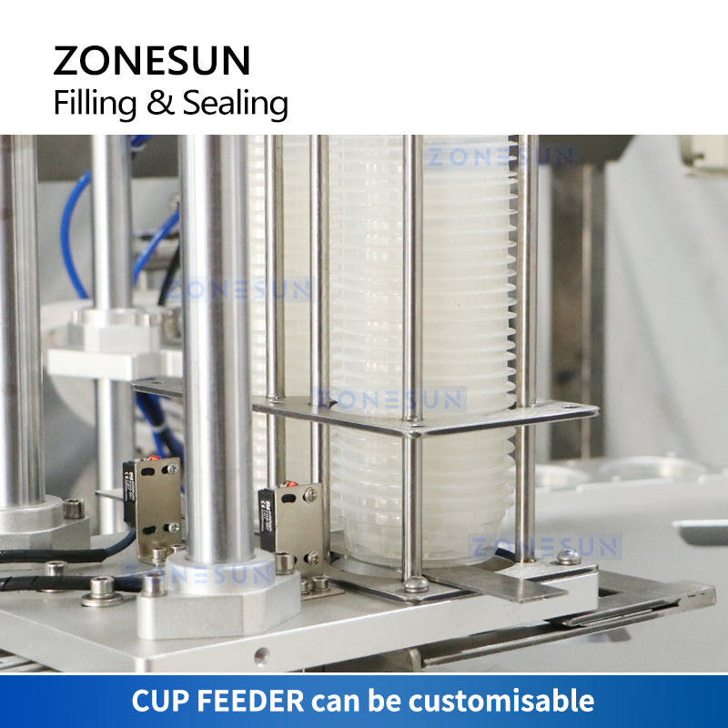 ZONESUN ZS-AFS02 Automatic Plastic Cup Filling and Sealing Machine