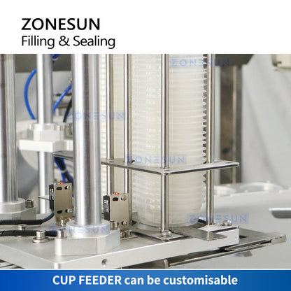 ZONESUN ZS-AFS02 Automatic Plastic Cup Filling and Sealing Machine
