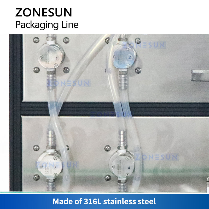 ZONESUN ZS-FAL180Z5 Auto Wine Bottle Filling Capping Labeling Line